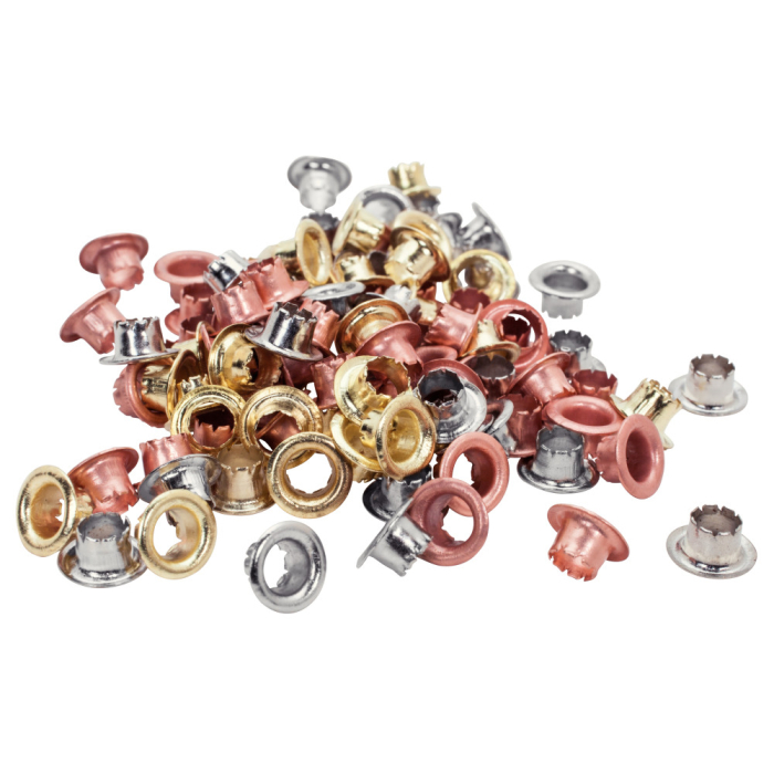 Rapid 5000409, set 100 capse, finisare mixata (alama, cupru, cromata), 4mm [5]