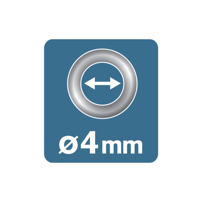 Rapid 5000409, set 100 capse, finisare mixata (alama, cupru, cromata), 4mm [3]