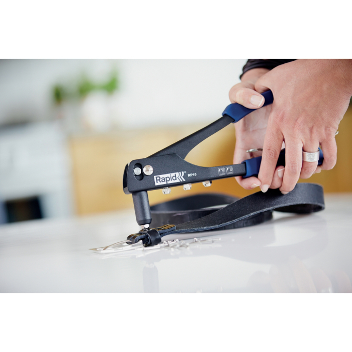 Rapid 5000523, Cleste pop nituri Hobby RP10 cu 4 capete nituire interschimbabile, 3.2/4.0/4.8mm [5]