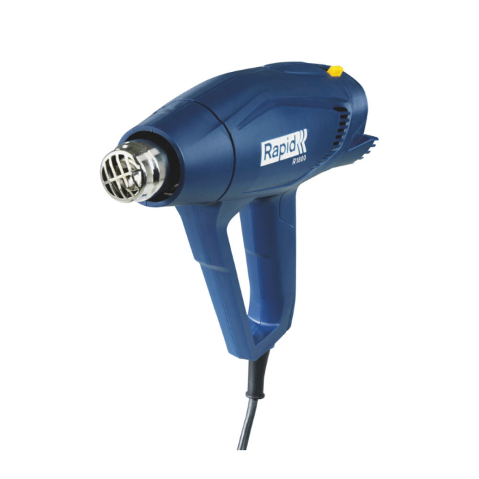 Rapid 5001350, Set pistol cu aer cald R1800, temperatura 300-550 grade, 1600W, debit reglabil in 2 trepte 250-450l/min, + geanta de transport si accesorii [4]