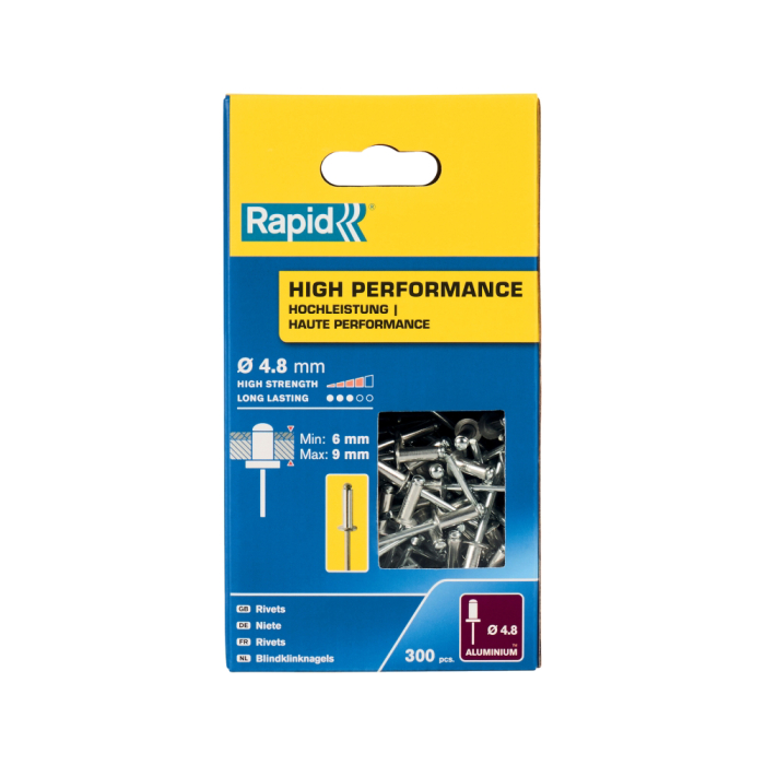 Rapid 5001436, set 300 de nituri high performance, Ø4.8 x 12 mm [2]