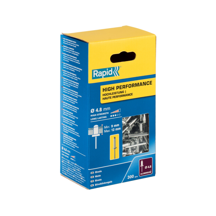 Rapid 5001438, set 300 de nituri high performance, Ø4.8 x 16 mm [1]