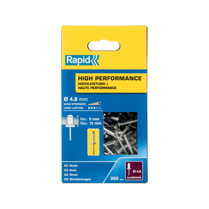 Rapid 5001438, set 300 de nituri high performance, Ø4.8 x 16 mm [2]