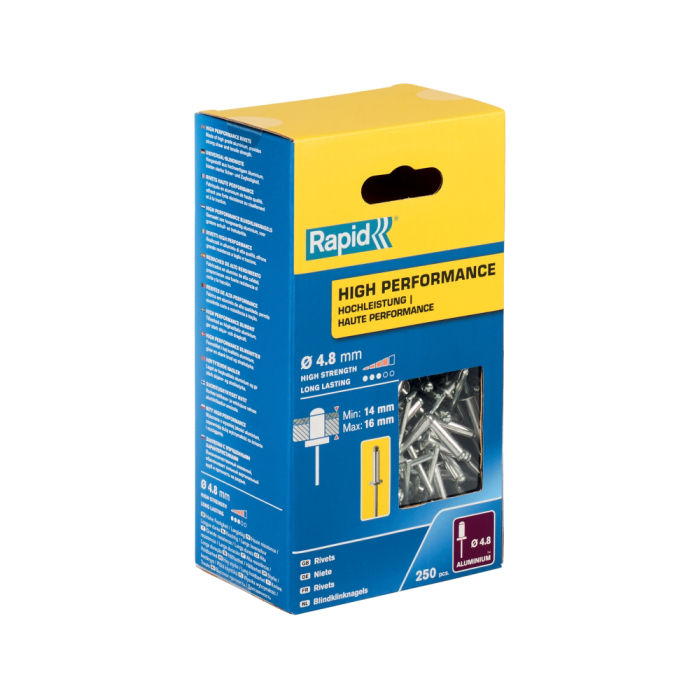 Rapid 5001439, set 250 de nituri high performance, Ø4.8 x 20 mm [1]
