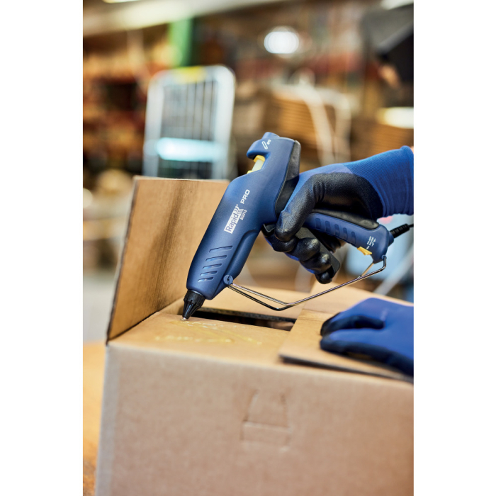 Rapid 5001490, Pistol profesional GlueGun PRO EG313, albastru, max 100W, debit 900g/h, 195°C, functional cu batoane de 12 mm [7]