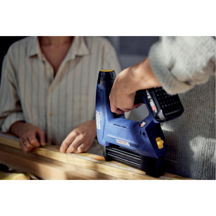 Rapid 5001506, P4A, Set pistol capsator cu acumulator si incarcator BTX553, functional cu capse No.53 si cuie No.8, Bosch Power for All Alliance [12]