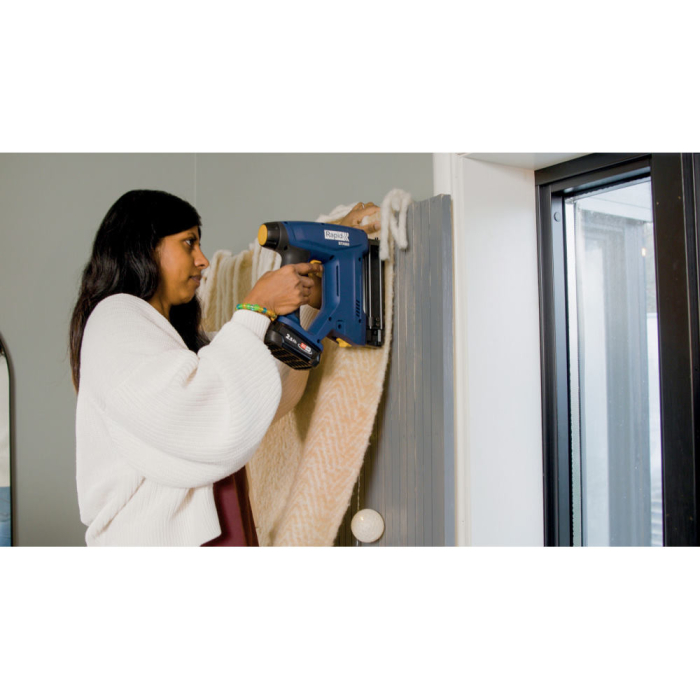 Rapid 5001509, P4A, Pistol capsator cu acumulator (doar corpul) BTX553, functional cu capse No.53 si cuie No.8, Bosch Power for All Alliance [14]