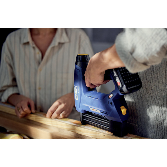 Rapid 5001509, P4A, Pistol capsator cu acumulator (doar corpul) BTX553, functional cu capse No.53 si cuie No.8, Bosch Power for All Alliance [16]