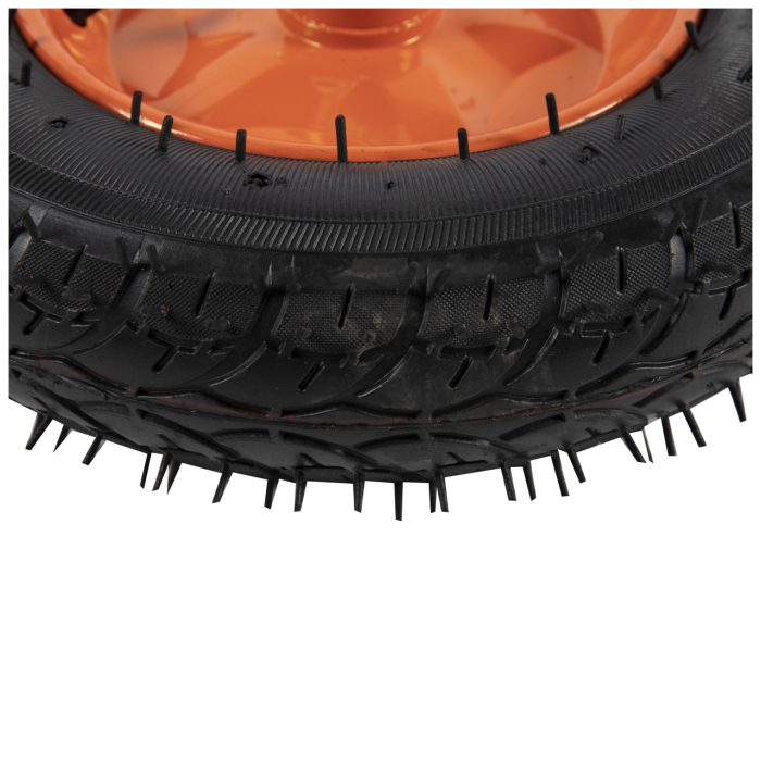 Roata roaba Micul Fermier 3.50-8, janta portocalie [3]