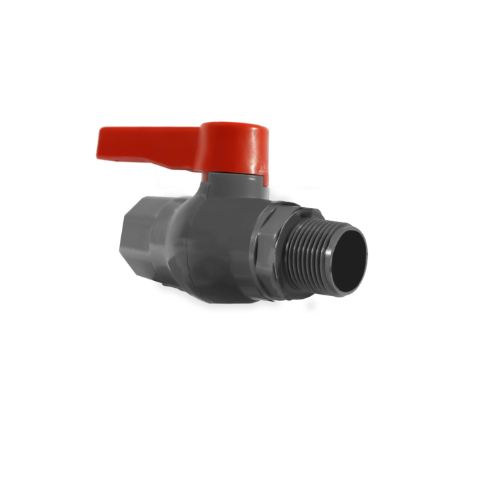 Robinet apa filet interior-exterior PLAMIX PVM - 1 1/4&quot; PVC [2]