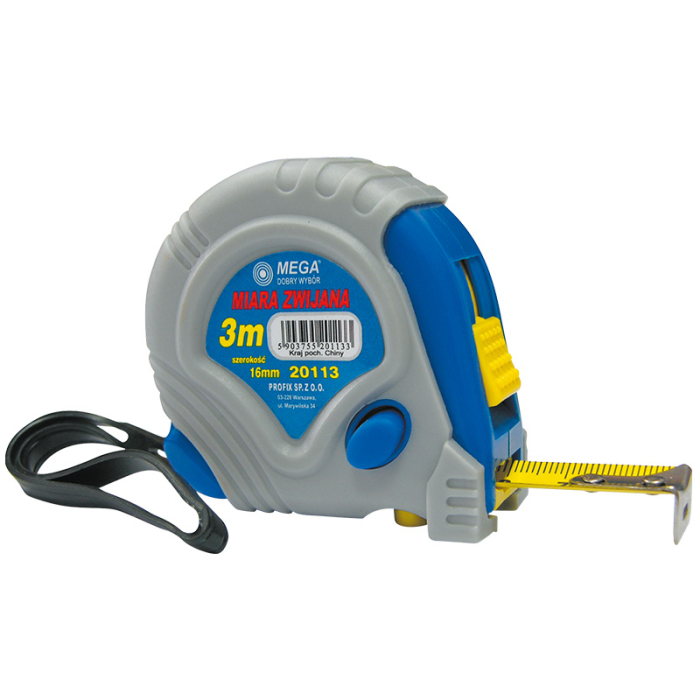 RULETA CAUCIUCATA CU TRIPLU BLOCARE 2MX16MM / BLISTER [1]