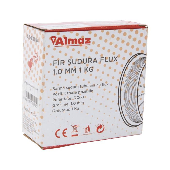 Sarma de sudura Almaz, cu flux, Ø1.0mm, greutate 1 Kg [3]