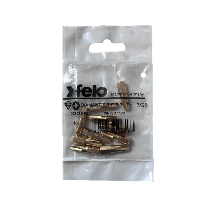 Set 10 biti Felo, seria Diamantati profil Philips, C6.3, PH3, 25mm [1]