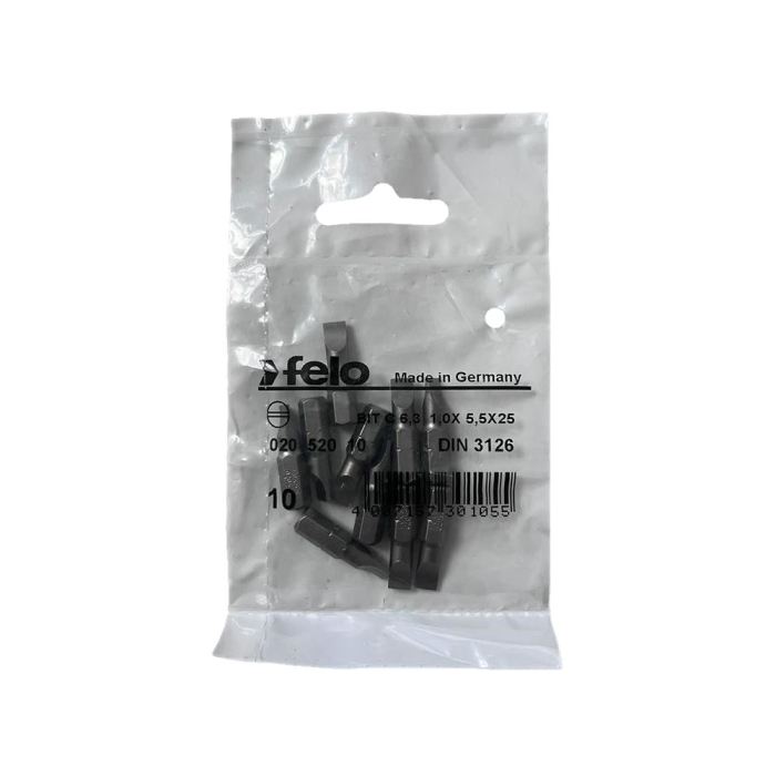 Set 10 biti Felo, seria Industrial profil Drept, C6.3, 5.5x1.0mm, 25mm [1]