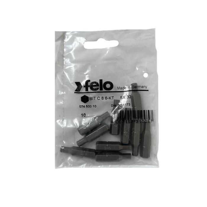 Set 10 biti Felo, seria Industrial profil HEX, C8, HX5.0, 32mm [1]