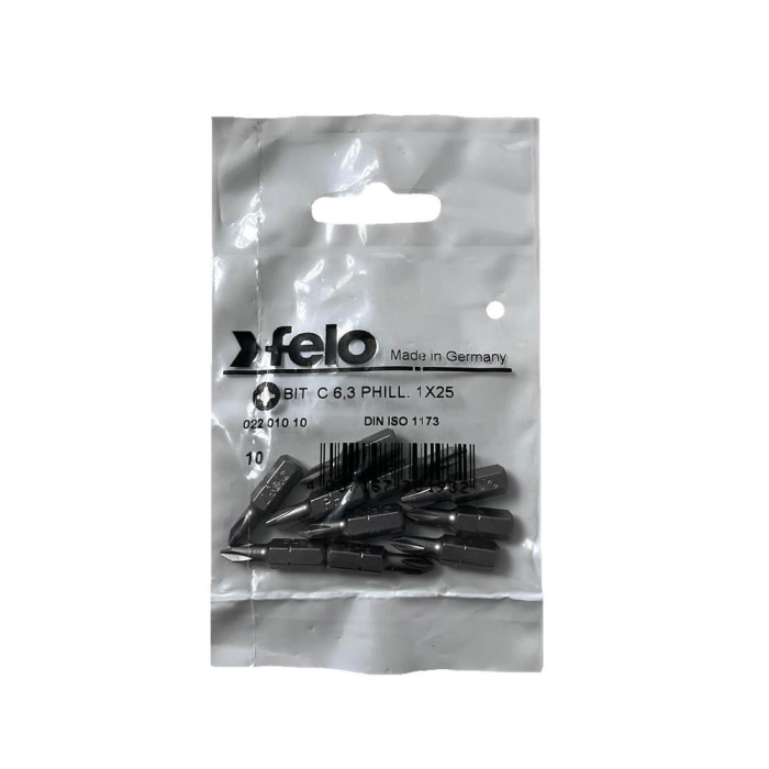 Set 10 biti Felo, seria Industrial profil Philips, C6.3, PH1, 25mm [1]
