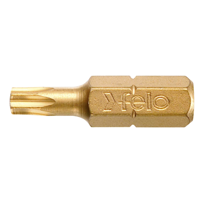 Set 10 biti Felo, seria TiN Plus profil Torx, C6.3, TX30, 25mm [2]