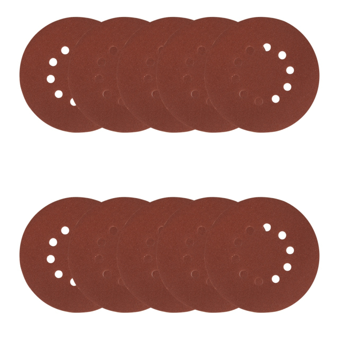 Set 10 hartie abraziva P120 10gauri 215mm [4]