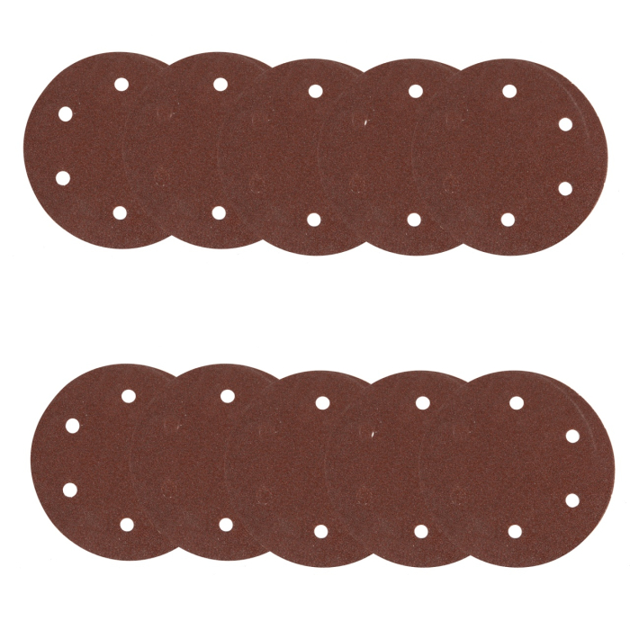 Set 10 hartie abraziva P80 6gauri 215mm [3]