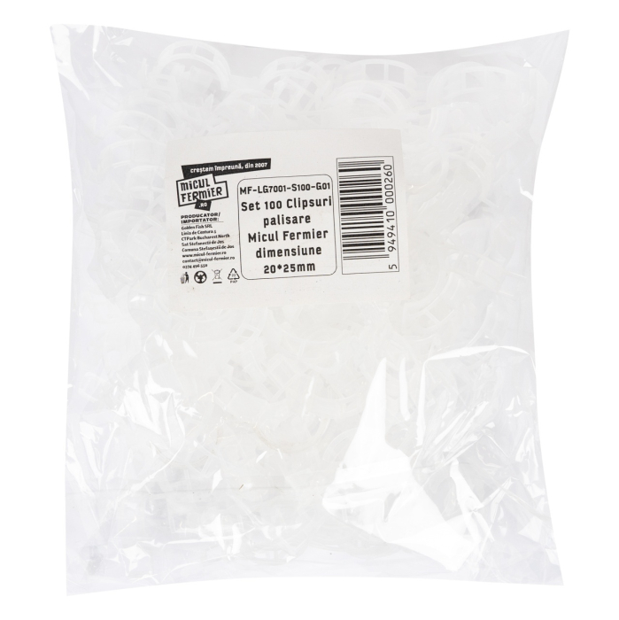 Set 100 Clipsuri palisare Micul Fermier dimensiune 20*25mm [4]