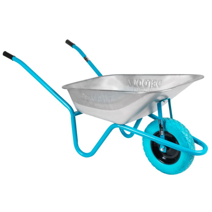 Set 10buc roaba metalica 85L otel zincat roata PU [4]