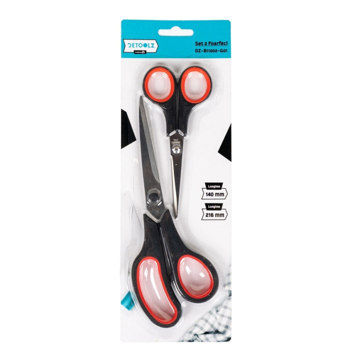 Set 2 foarfeci Detoolz, lungime 140/216 mm [2]