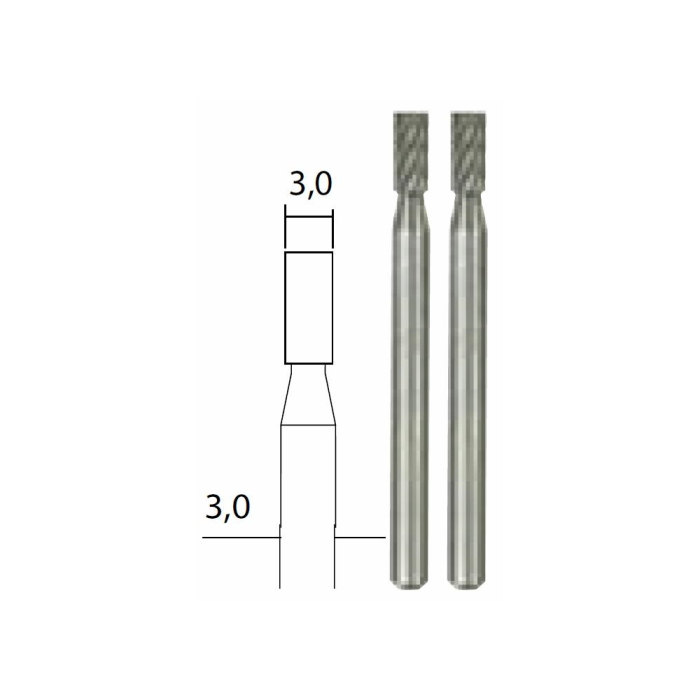 Set 2 freze cilindrice din aliaj de otel-wolfram-vanadiu, Proxxon 28722 [3]