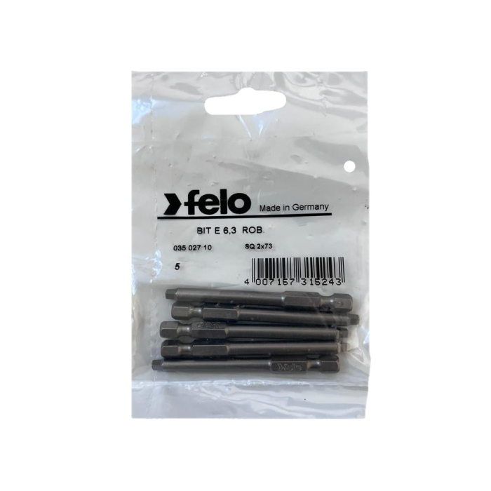 Set 5 biti Felo, seria Industrial profil patrat, E6.3, SQ 2 (2.80mm), 73mm [1]