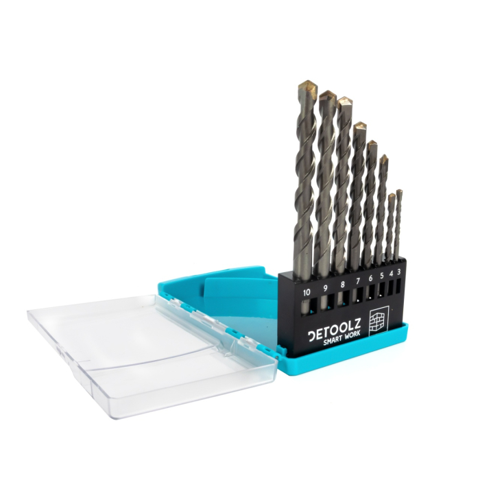 Set burghie Detoolz pentru beton 8 bucati G01 [2]