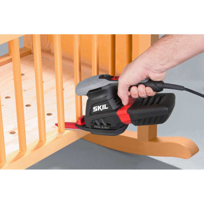 Set de accesorii ,,FOX' SKIL 2610Z06594, o placa de baza si 9 foi de slefuire [4]