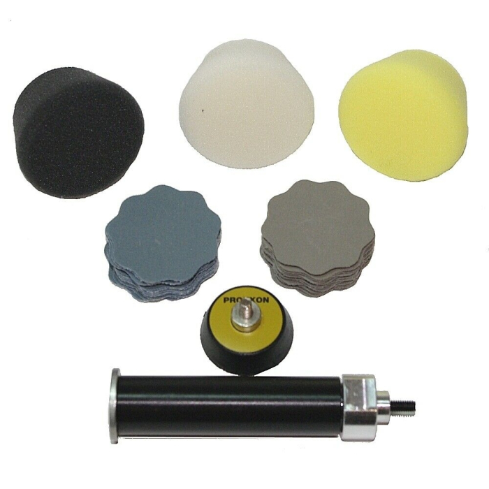 Set profesional pentru slefuire si lustruire, Proxxon 29070 [2]