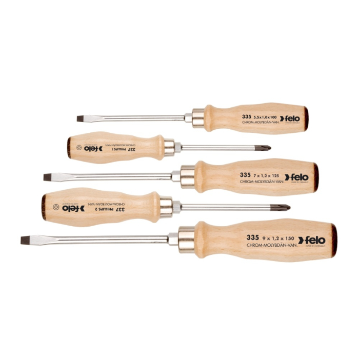 Set surubelnite 330 Traditional, Drepte si PH, Felo, 5 piese [1]