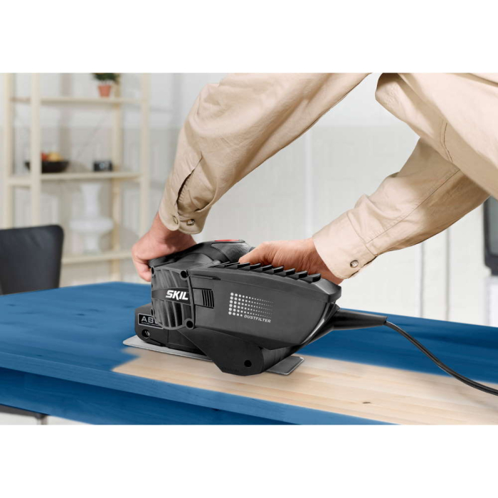 SKIL 1215 AA, Slefuitor cu banda F0151215AA, 300 m/min, 650W, + accesorii [10]