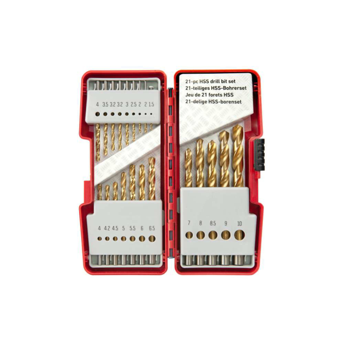 SKIL 2610S00918 set 21 burghie HSS, varf de 135°, pentru gaurire in otel, lemn si plastic [6]