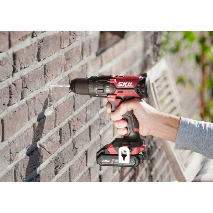 SKIL 3020 HC Masina de gaurit cu percutie 0-420/0-1450 rpm, 2xAccu, incarcator si geanta [2]