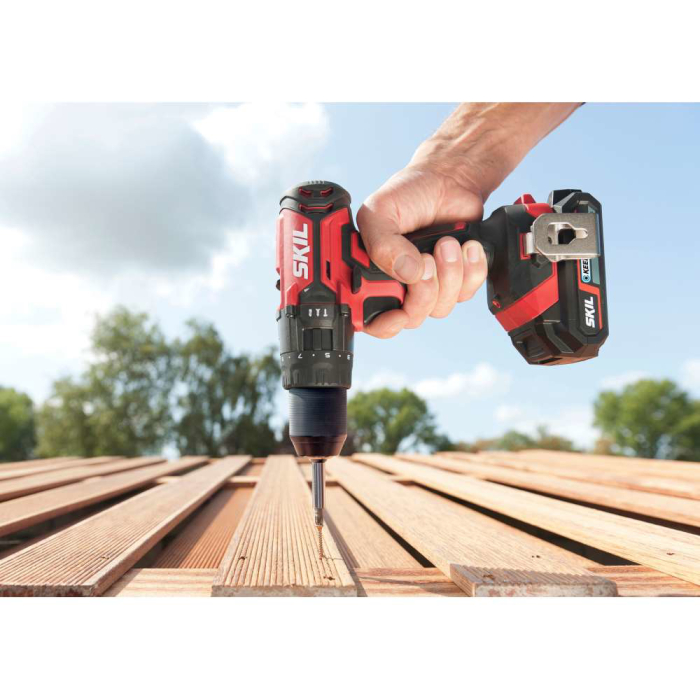 SKIL 3020 HC Masina de gaurit cu percutie 0-420/0-1450 rpm, 2xAccu, incarcator si geanta [8]