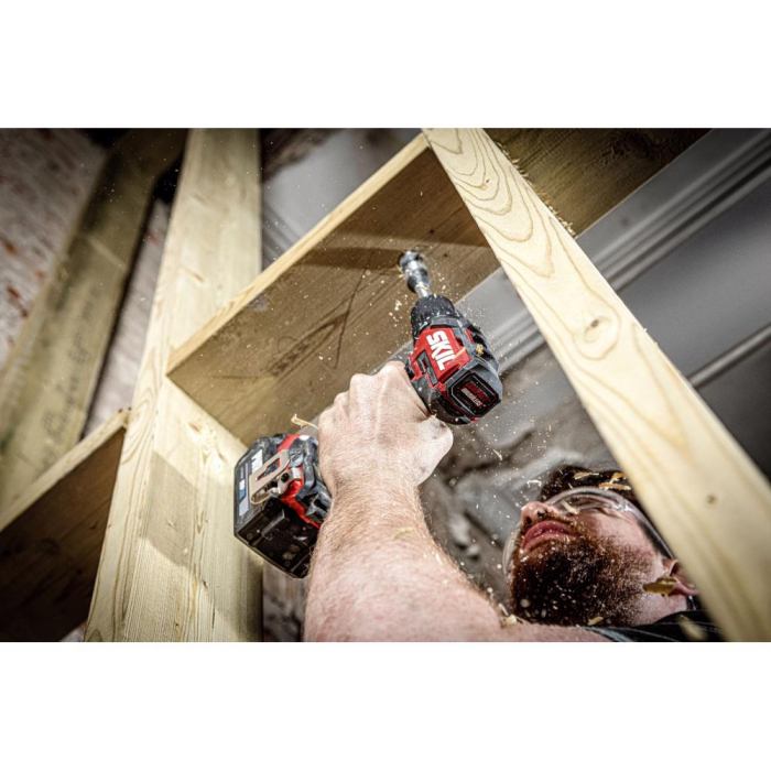 SKIL 3075 CA masina de gaurit cu percutie, compact Brushless, doua viteze, 0-500/0-1800/min, cuplu maxim 60 nm, doar corpul [10]