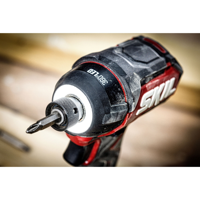 SKIL 3225 JA surubelnita cu impact cu acumulator Compact Brushless, cuplu 250 nm, set 6 biti + geanta de transport, doar corpul [8]
