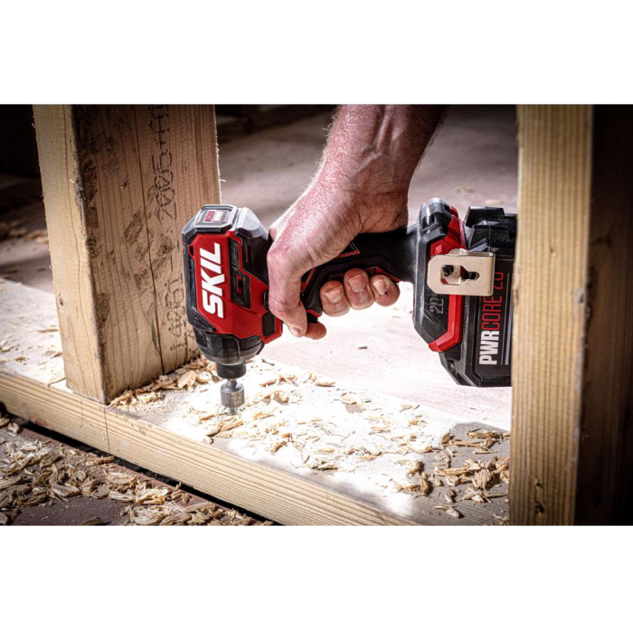 SKIL 3225 JA surubelnita cu impact cu acumulator Compact Brushless, cuplu 250 nm, set 6 biti + geanta de transport, doar corpul [9]