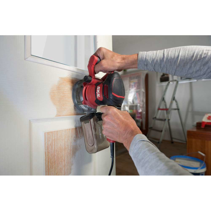 SKIL 7480 DA, Slefuitor cu zgomot si vibratii reduse SR1E7480DA, 400W, + geanta si accesorii [7]