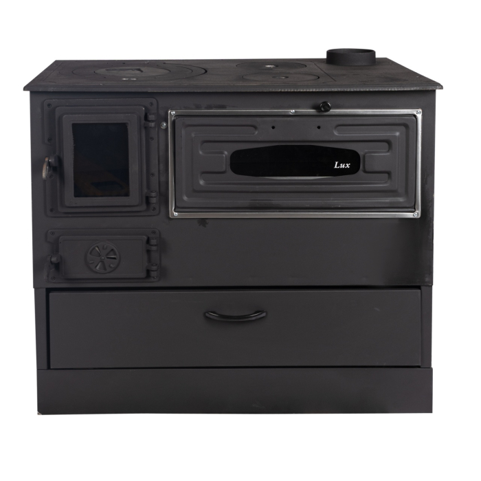 Soba pe lemne 9kW Grand Fantazia Lux, cos dreapta [2]