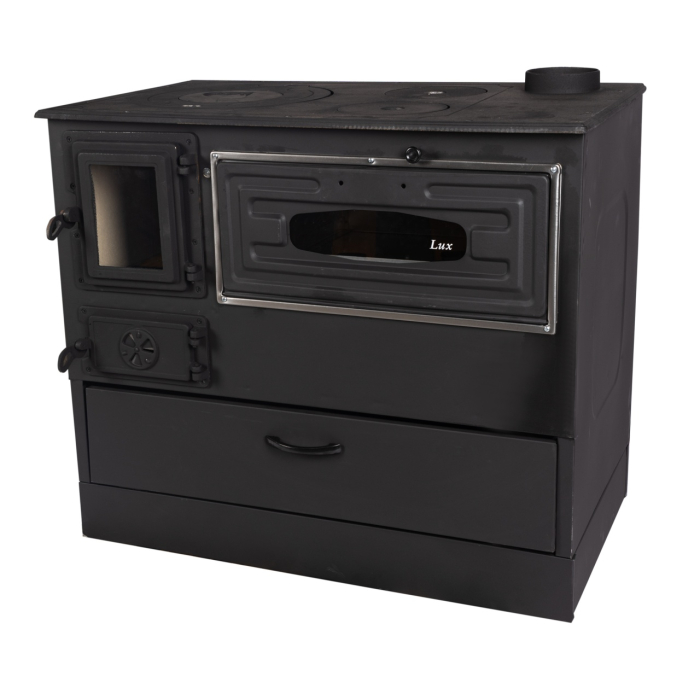 Soba pe lemne 9kW Grand Fantazia Lux, cos dreapta [10]