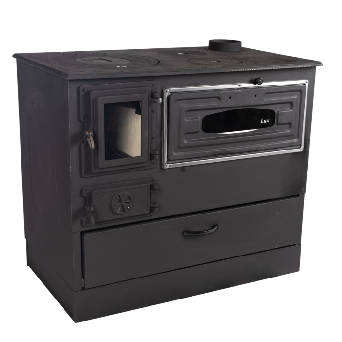 Soba pe lemne 9kW Grand Fantazia Lux, cos dreapta [11]