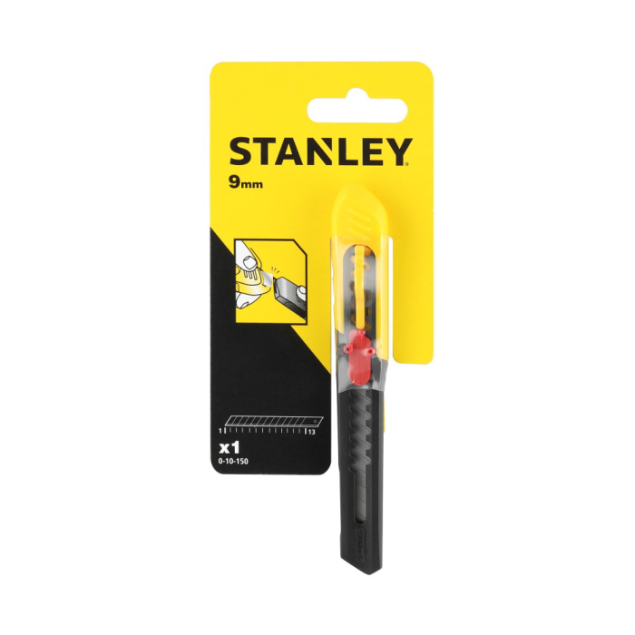 Stanley 0-10-150, Cutter cu blocare prin glisare, dispozitiv de rupere a lamei, 130mm + o lama segmentata 9mm [8]