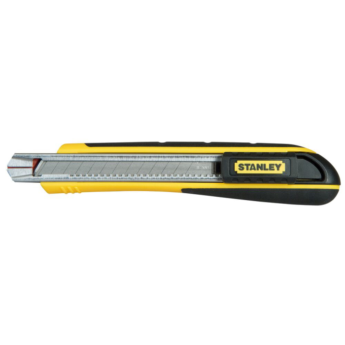 Stanley 0-10-475, Cutter Fatmax bimaterial cu blocare prin glisare, + 6 lame segmentate 9mm [2]