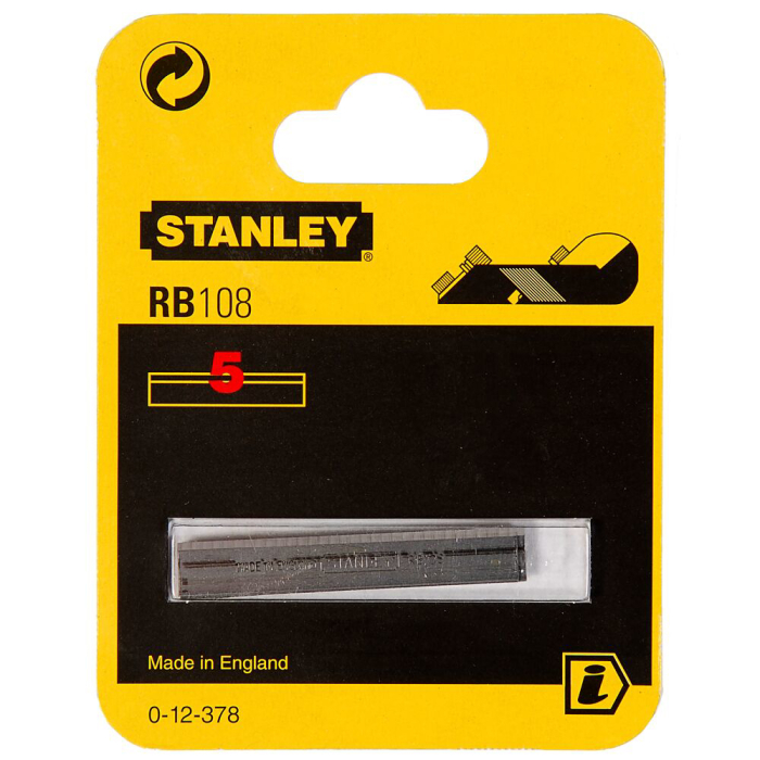 Stanley 0-12-378, Lame de schimb pentru rindea, din otel, 50mm [2]