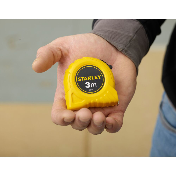 Stanley 0-30-487, ruleta clasica 3m, protectie Tylon, tru-zero, 3m x 12.7mm, blister [4]