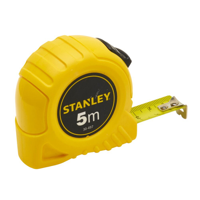 Stanley 0-30-497, ruleta clasica 5m, protectie Tylon, tru-zero, 5m x 19mm, blister [2]