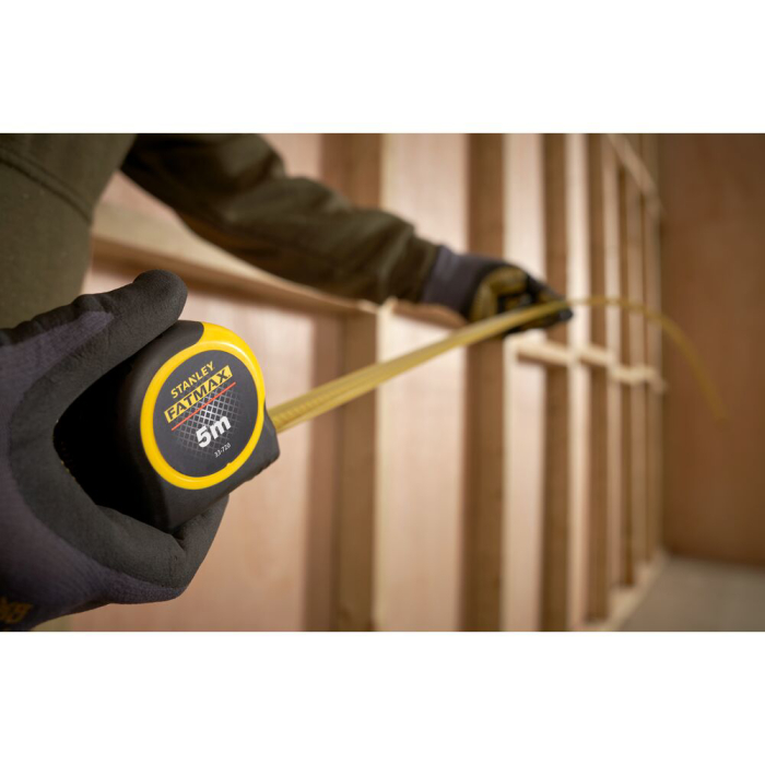 Stanley 0-33-720, ruleta fatmax 5m, Mylar®, BladeArmor, tru-zero, rupere la 3.35m, 5m x 32mm, blister [13]
