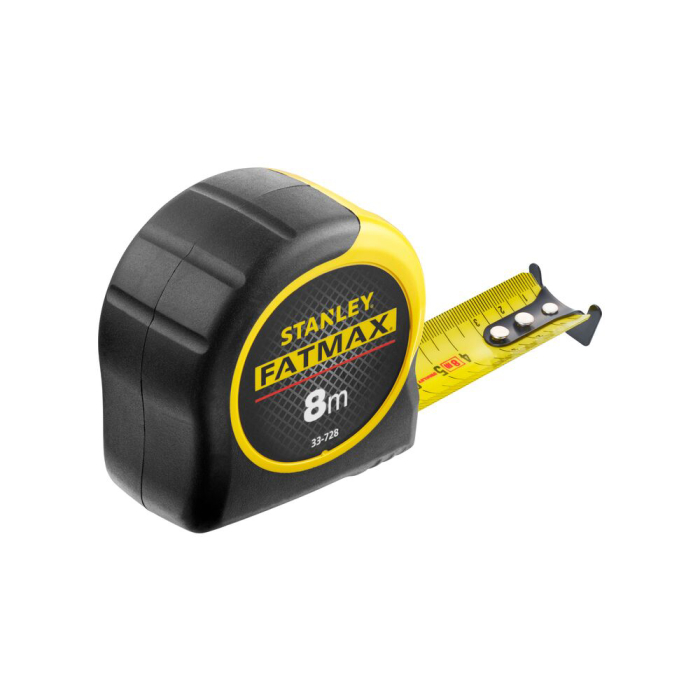 Stanley 0-33-728, ruleta fatmax 8m, Mylar®, BladeArmor, tru-zero, rupere la 3.35m, 8m x 32mm, blister [2]